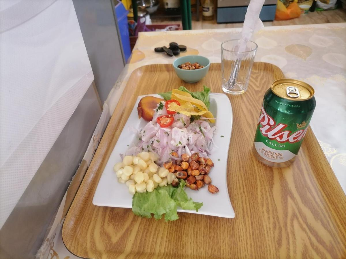 Hospedaje Restaurante El Hombre ปวยร์โต จิกามา ภายนอก รูปภาพ